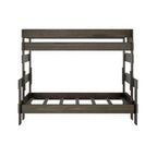 Lit superposé jumeau sur double en bois massif de style campagnard Plank+Beam