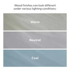 Lit plateforme queen en bois massif Plank+Beam avec tête de lit, moderne pour adultes