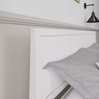 Lit plateforme queen en bois massif Plank+Beam avec tête de lit, moderne pour adultes