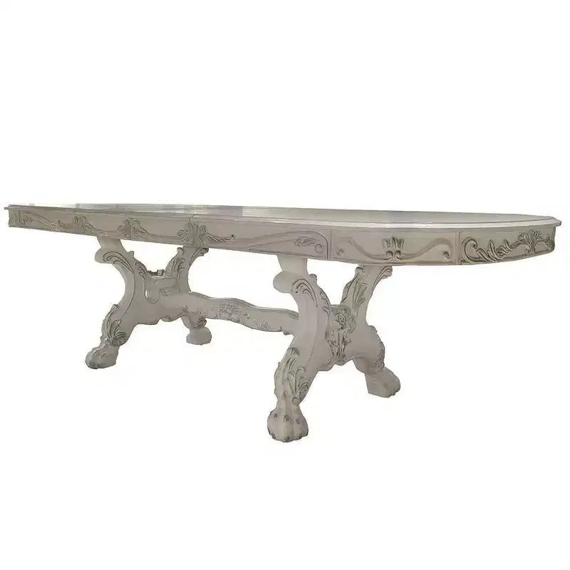 Table de salle à manger Dresden fini blanc cassé – Acme Furniture