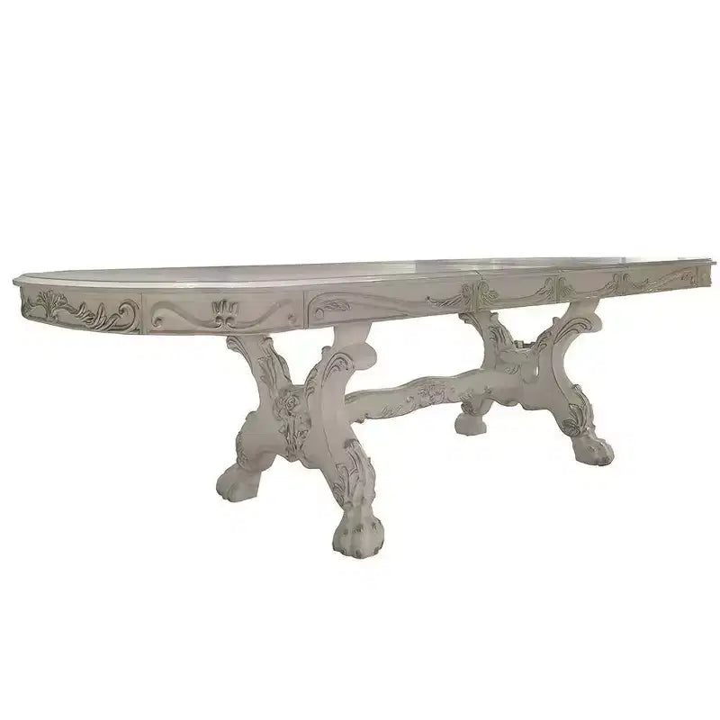 Table de salle à manger Dresden fini blanc cassé – Acme Furniture