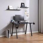 Bureau de jeu avec lumières LED et support de casque – Articles essentiels pour la chambre