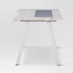 Bureau de jeu avec lumières LED et support de casque – Articles essentiels pour la chambre