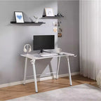 Bureau de jeu avec lumières LED et support de casque – Articles essentiels pour la chambre