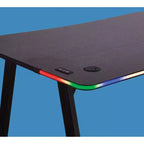 Bureau de jeu avec lumières LED et support de casque – Articles essentiels pour la chambre