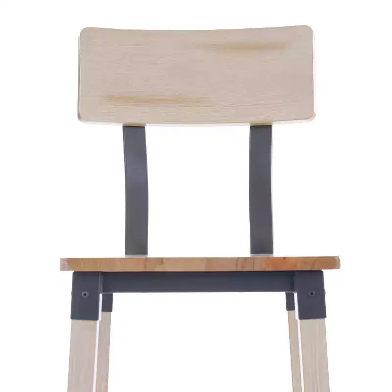Tabourets de bar Merrick Lane avec supports en acier et repose-pieds – Lot de 2