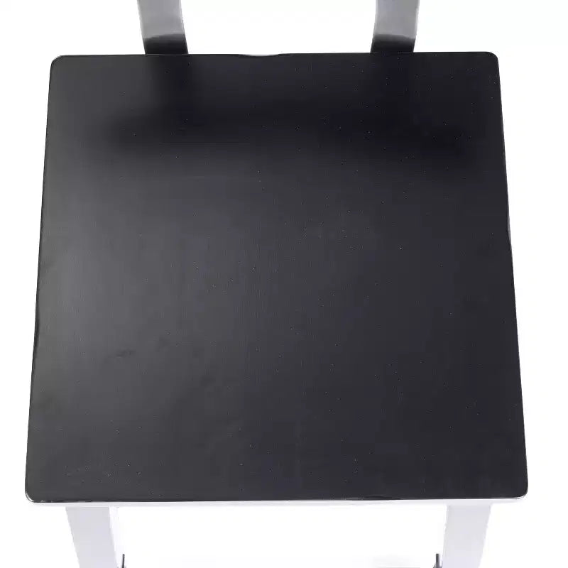 Tabourets de bar Merrick Lane avec supports en acier et repose-pieds – Lot de 2
