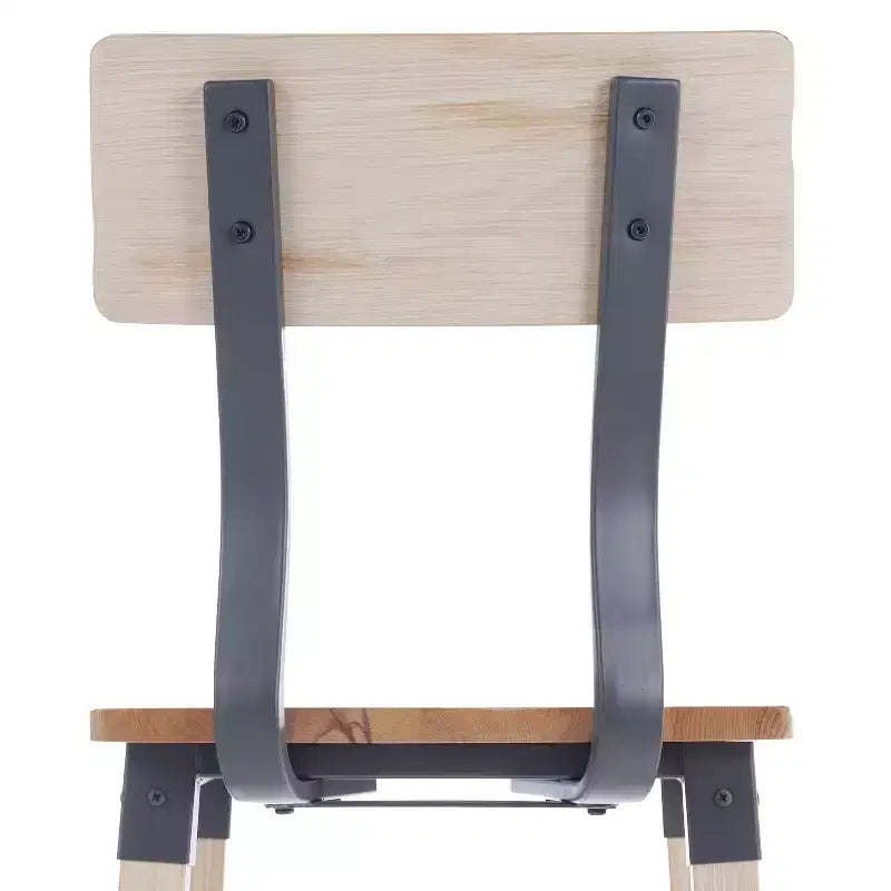 Tabourets de bar Merrick Lane avec supports en acier et repose-pieds – Lot de 2
