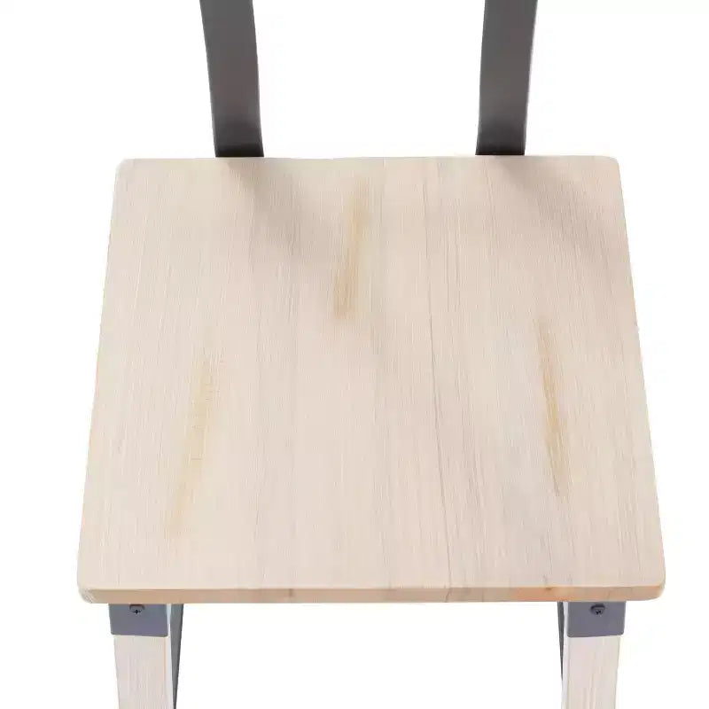 Tabourets de bar Merrick Lane avec supports en acier et repose-pieds – Lot de 2