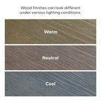 Table de chevet en bois massif Plank+Beam avec 1 tiroir pour chambre à coucher