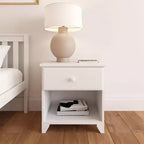 Table de chevet en bois massif Plank+Beam avec 1 tiroir pour chambre à coucher