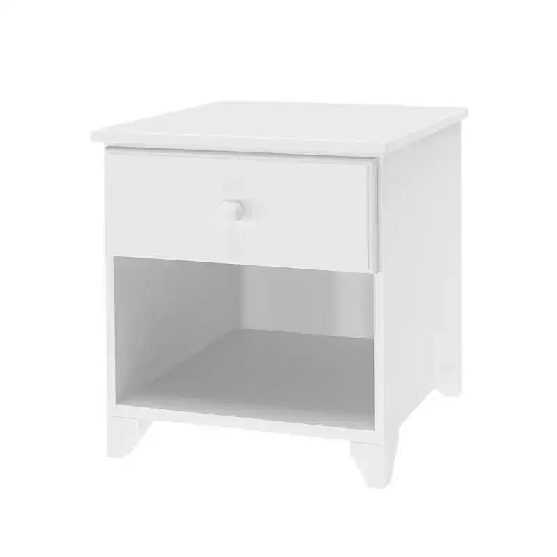 Table de chevet en bois massif Plank+Beam avec 1 tiroir pour chambre à coucher