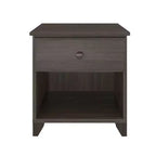 Table de chevet en bois massif Plank+Beam avec 1 tiroir pour chambre à coucher