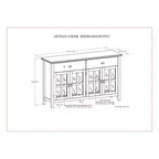 Buffet WyndenHall Stratford grand 4 portes