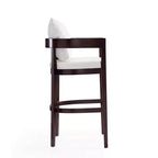 Lot de 3 tabourets de bar Ritz en bois de hêtre rembourrés - Manhattan Comfort