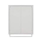 Meuble mural de salle de bain avec étagères amovibles, armoire de rangement murale à double porte vitrée, buffet de cuisine pour salle de bain et cuisine