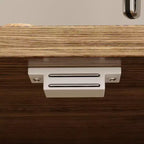 Famapy Buffet de cuisine en bois de 150 cm avec portes métalliques, 3 tiroirs et étagères pour salle à manger