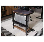 Chariot CPU mobile EUREKA ERGONOMIC à hauteur réglable avec tapis de souris