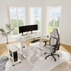 Chariot CPU mobile EUREKA ERGONOMIC à hauteur réglable avec tapis de souris