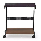 Chariot CPU mobile EUREKA ERGONOMIC à hauteur réglable avec tapis de souris