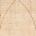 Ensemble de salle à manger 5 pièces Baxton Studio Sabelle en bois et rotin de style Japandi