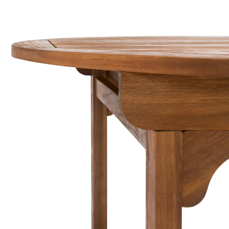 Ensemble de salle à manger d'extérieur extensible 6 chaises 1 table SAFAVIEH Linda - 35Px79Lx30H