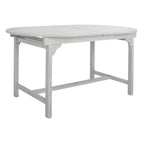 Ensemble de salle à manger d'extérieur extensible 6 chaises 1 table SAFAVIEH Linda - 35Px79Lx30H