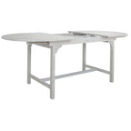 Ensemble de salle à manger d'extérieur extensible 6 chaises 1 table SAFAVIEH Linda - 35Px79Lx30H