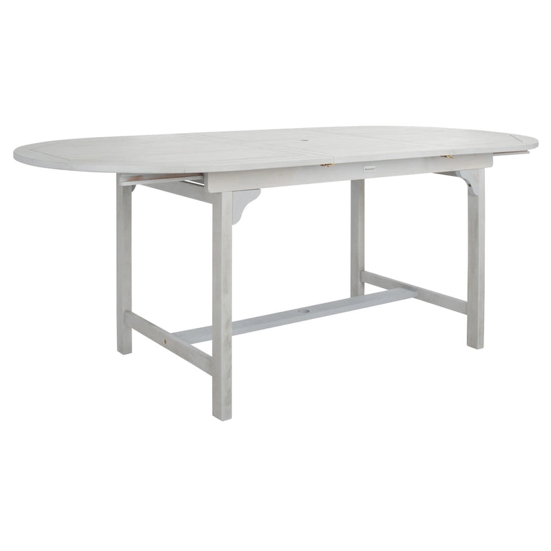 Ensemble de salle à manger d'extérieur extensible 6 chaises 1 table SAFAVIEH Linda - 35Px79Lx30H