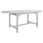 Ensemble de salle à manger d'extérieur extensible 6 chaises 1 table SAFAVIEH Linda - 35Px79Lx30H