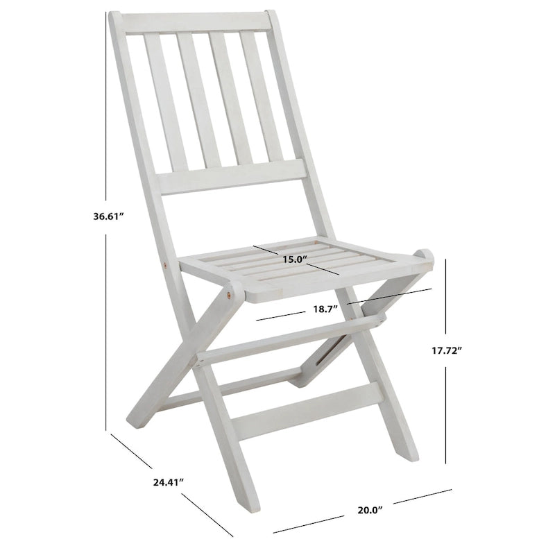 Ensemble de salle à manger d'extérieur extensible 6 chaises 1 table SAFAVIEH Linda - 35Px79Lx30H