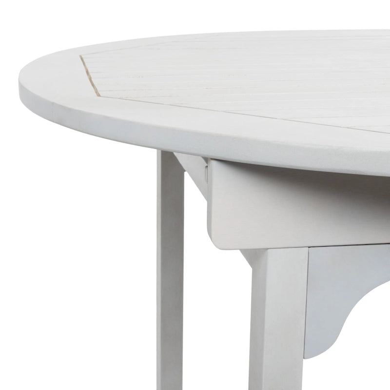 Ensemble de salle à manger d'extérieur extensible 6 chaises 1 table SAFAVIEH Linda - 35Px79Lx30H