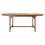Ensemble de salle à manger d'extérieur extensible 6 chaises 1 table SAFAVIEH Linda - 35Px79Lx30H