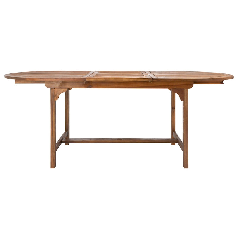 Ensemble de salle à manger d'extérieur extensible 6 chaises 1 table SAFAVIEH Linda - 35Px79Lx30H