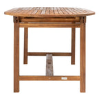 Ensemble de salle à manger d'extérieur extensible 6 chaises 1 table SAFAVIEH Linda - 35Px79Lx30H