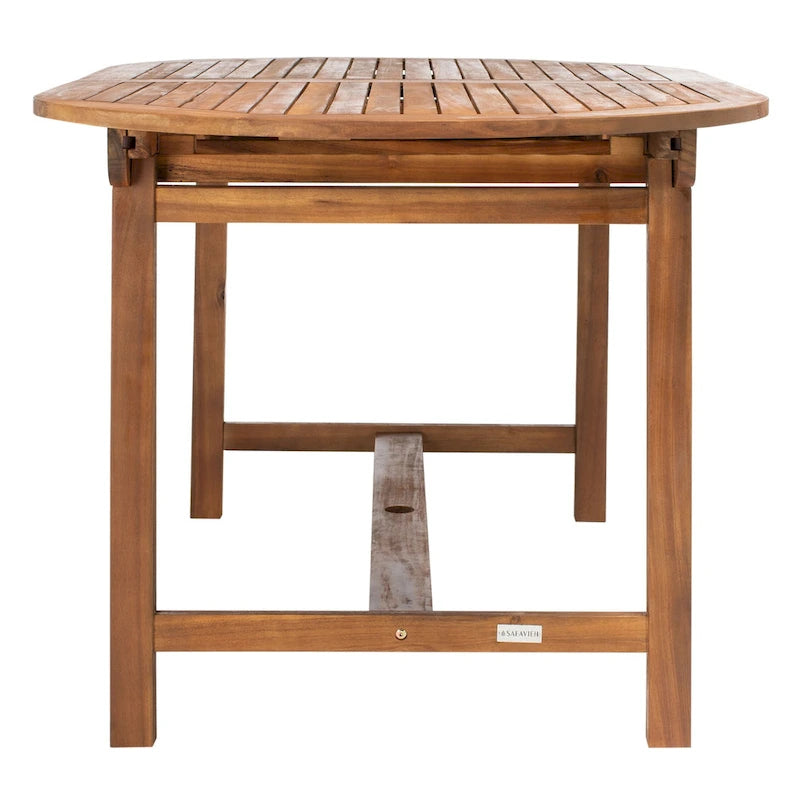 Ensemble de salle à manger d'extérieur extensible 6 chaises 1 table SAFAVIEH Linda - 35Px79Lx30H