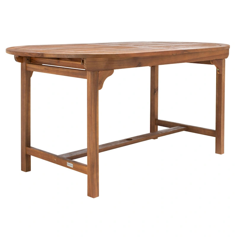 Ensemble de salle à manger d'extérieur extensible 6 chaises 1 table SAFAVIEH Linda - 35Px79Lx30H