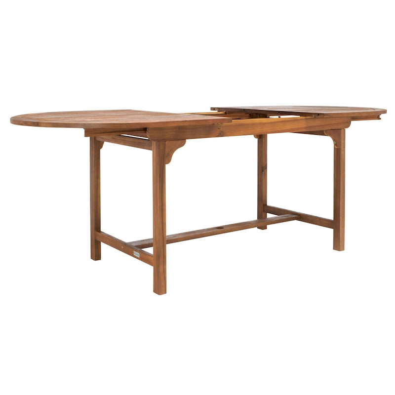 Ensemble de salle à manger d'extérieur extensible 6 chaises 1 table SAFAVIEH Linda - 35Px79Lx30H