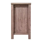 Buffet/bahut Merrick Lane en bois composite avec deux tiroirs et une étagère ouverte, deux portes en verre trempé pour salle à manger/cuisine