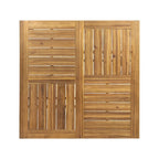 Ensemble de salle à manger d'extérieur Lankershim 8 places en bois d'acacia Christopher Knight Home