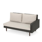 Ensemble de canapé d'angle en osier 4 pièces Tahiti Outdoor avec coussins par Christopher Knight Home