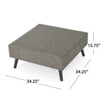 Ensemble de canapé d'angle en osier 4 pièces Tahiti Outdoor avec coussins par Christopher Knight Home