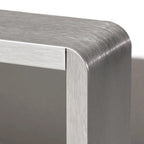 Ensemble de conversation en aluminium 2 places avec fauteuils de club et poufs pour l'extérieur Cape Coral de Christopher Knight Home