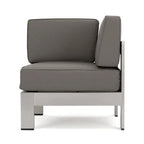 Canapé d'angle d'extérieur en aluminium en U pour 11 personnes, par Christopher Knight Home, Cape Coral