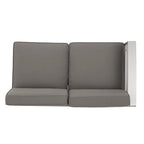Canapé d'angle d'extérieur en aluminium en U pour 11 personnes, par Christopher Knight Home, Cape Coral