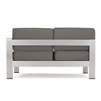 Canapé d'angle d'extérieur en aluminium en U pour 11 personnes, par Christopher Knight Home, Cape Coral