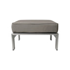 Canapé deux places et pouf d'extérieur 4 places en aluminium Cape Coral par Christopher Knight Home
