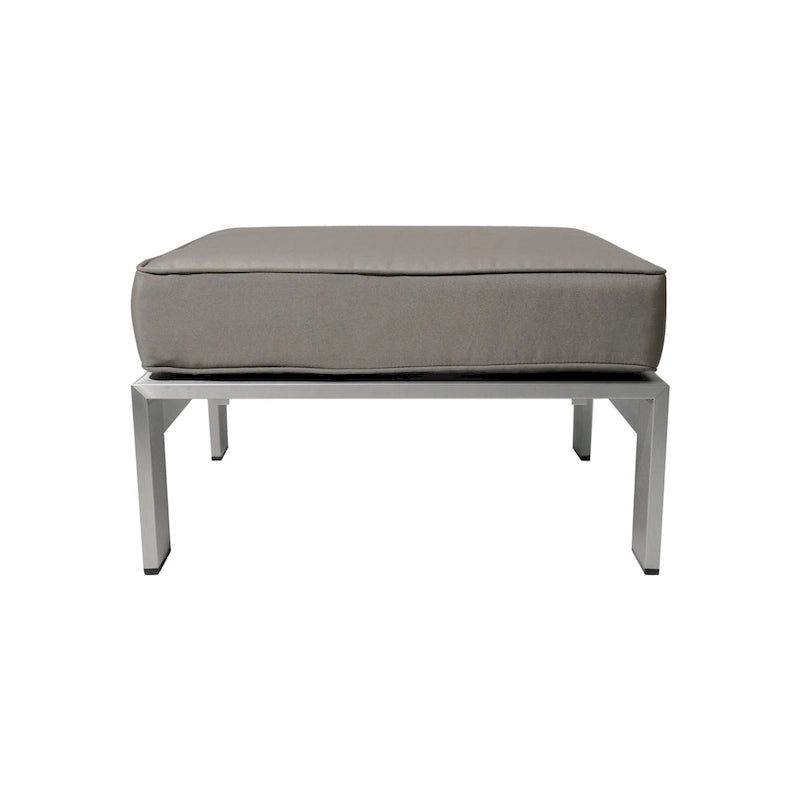 Canapé deux places et pouf d'extérieur 4 places en aluminium Cape Coral par Christopher Knight Home