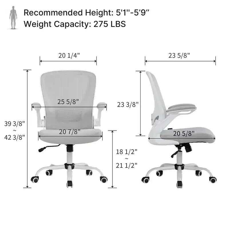 Chaise de bureau ergonomique EUREKA ERGONOMIC série ONYX