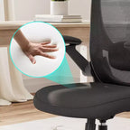 Chaise de bureau ergonomique EUREKA ERGONOMIC série ONYX